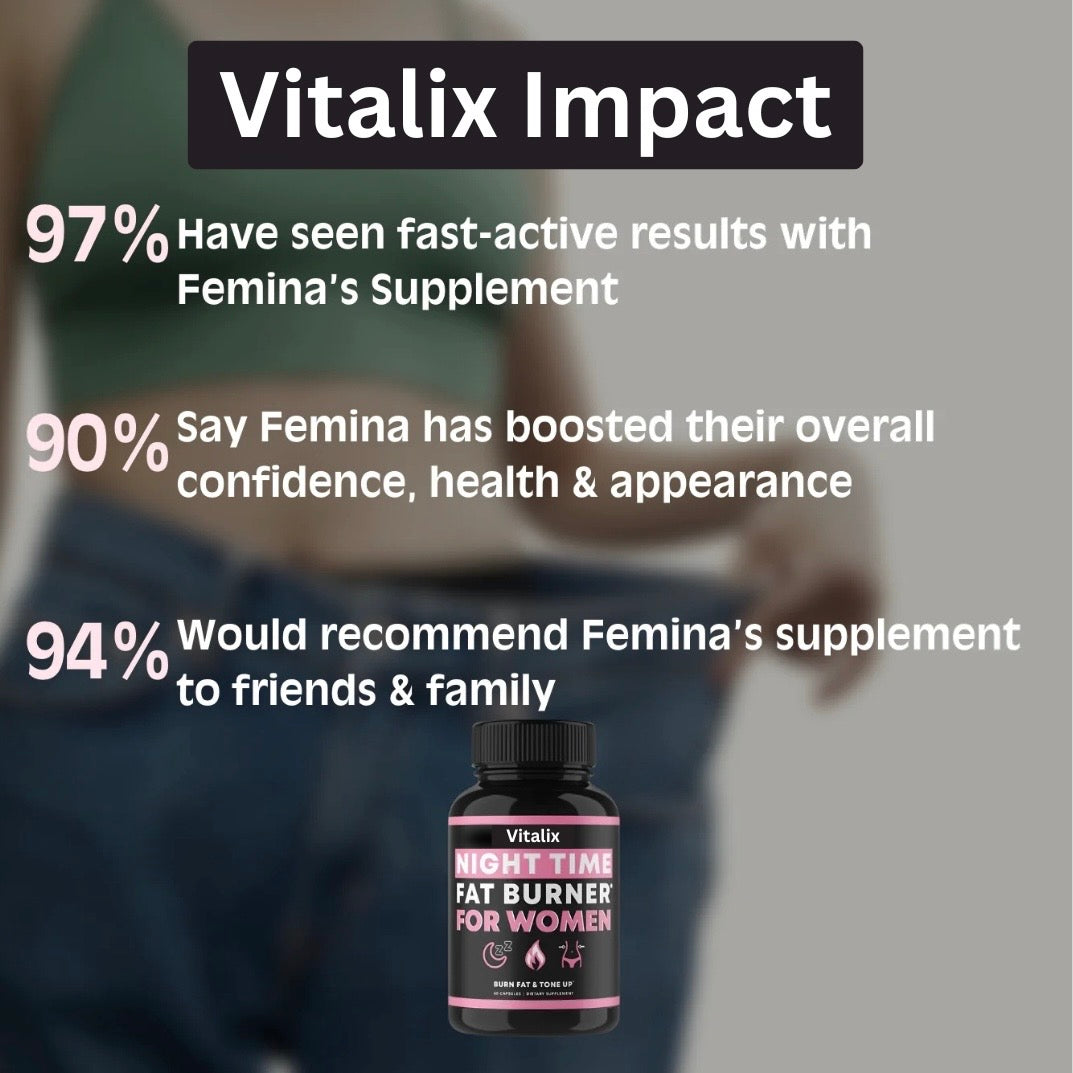 TRYVITALIX Nighttime Fat Burner for Women