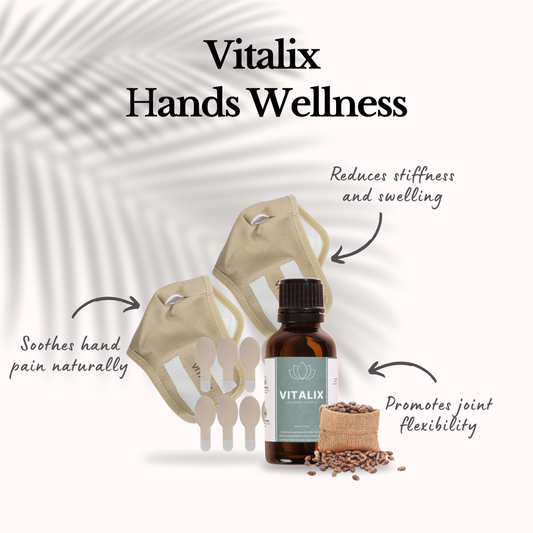 Vitalix Hands Wellness Pack (Wraps + Castor Oil)