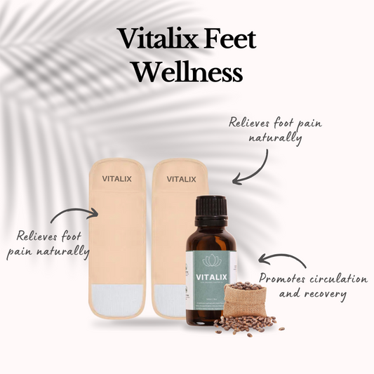 Vitalix Feet Wellness Pack (Wraps + Castor Oil)
