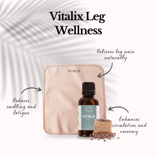 Vitalix Legs Wellness Pack (Wraps + Castor Oil)