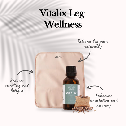 Vitalix Legs Wellness Pack (Wraps + Castor Oil)