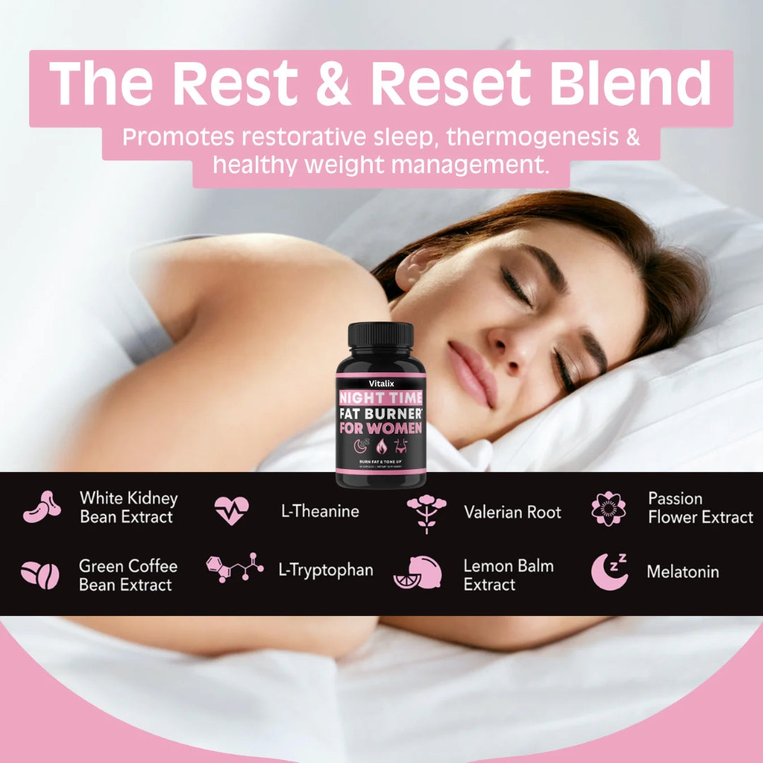 TRYVITALIX Nighttime Fat Burner for Women